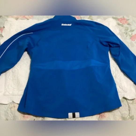 Ladies’ BABOLAT Full Zip Tennis Sport Jacket - Size Large (Blue) - Picture 4 of 7